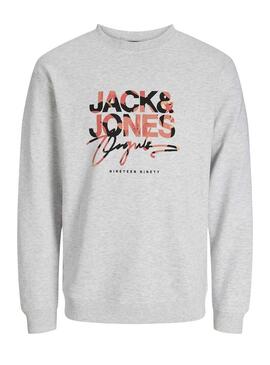 Felpa Jack And Jones Aruba Grigia per Bambino