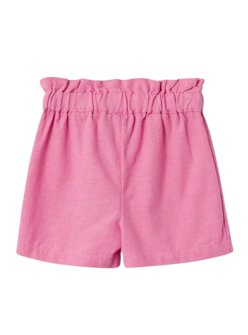 Shorts Name It Fefona Rosa Per Bambina