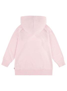 Felpa Levis Hoodie Chalkpink Rosa Per Ragazza