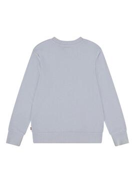 Felpa Levis French Terry Batwing Blu Bambino