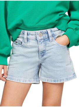 Shorts di jeans Tommy Hilfiger Nora per ragazze