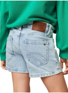 Shorts di jeans Tommy Hilfiger Nora per ragazze