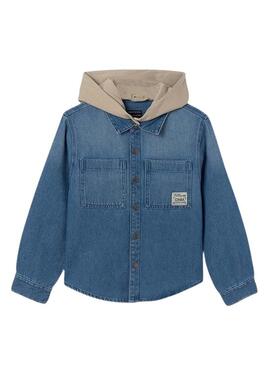 Overshirt  Mayoral Denim Blu per bambino