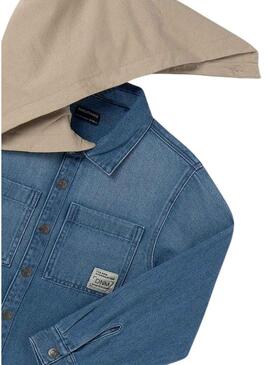 Overshirt  Mayoral Denim Blu per bambino