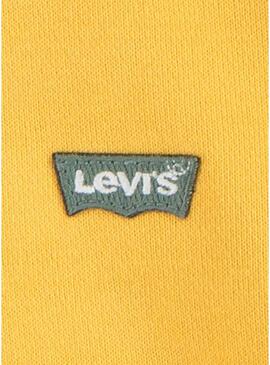 Felpa Levi's Mini Batwing Gialla Per Bambino