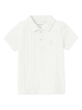 Polo Name It Fen Bianco Per Bambino