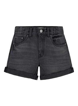 Shorts Levis Mom Nero per Ragazza