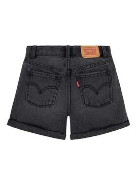 Shorts Levis Mom Nero per Ragazza