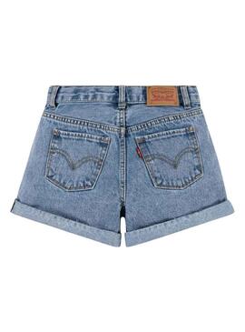 Shorts Levis Mom Blu per Ragazza