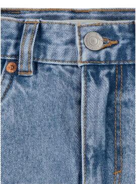 Shorts Levis Mom Blu per Ragazza