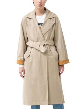 Cappotto Only Crystal Beige per donna