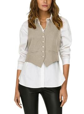 Gilet Only Diana Beige per Donna