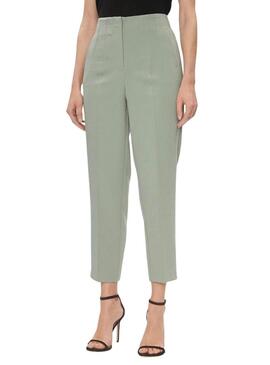 Pantaloni Only Raven Life Verde per Donna