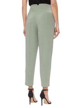 Pantaloni Only Raven Life Verde per Donna