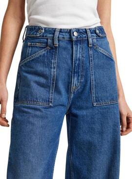 Pantaloni Jeans Pepe Jeans Wide Gamba per Donna