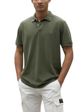 Polo Tedalf Verde Ecoalf per Uomo