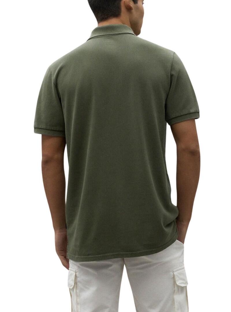 Polo Tedalf Verde Ecoalf per Uomo