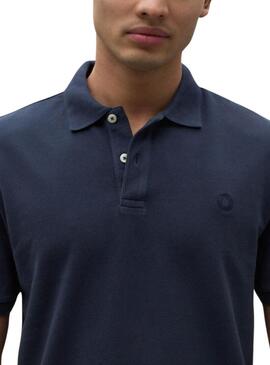 Maglia Polo blu scuro Ecoalf Tedalf per uomo