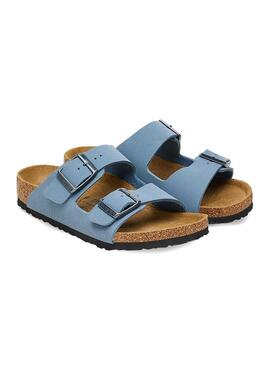 Sandali Birkenstock Arizona Birko-Flor Blu per bambini