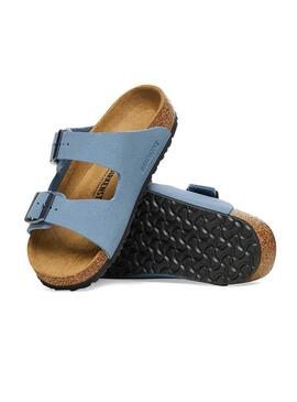 Sandali Birkenstock Arizona Birko-Flor Blu per bambini