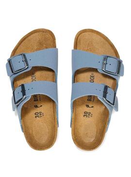 Sandali Birkenstock Arizona Birko-Flor Blu per bambini