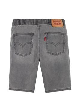 Bermuda Levis Skinny Dobby Grigie per Ragazzo