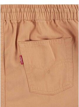 Bermuda Levis Pull On Woven Corto Arancione Bambino