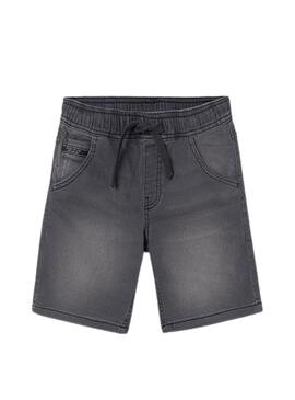 Bermuda Mayoral denim grigio per bambino