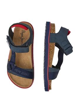 Sandali Pepe Jeans Berlin Monday Navy per bambini.