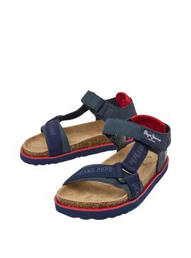 Sandali Pepe Jeans Berlin Monday Navy per bambini.