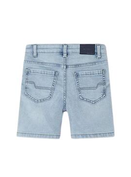 Bermuda Mayoral in morbido denim chiaro per bambino