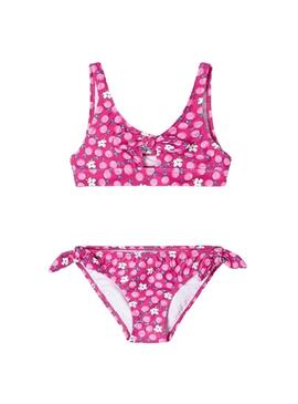 Bikini Mayoral stampato fucsia per ragazza