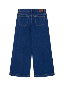 Jeans Pepe Wide Marino per Ragazza