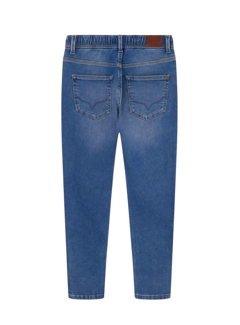 Pantaloni in denim Pepe Jeans Taper Blu per Ragazzo