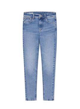 Jeans Pepe Jeans Skinny Blu per Ragazza