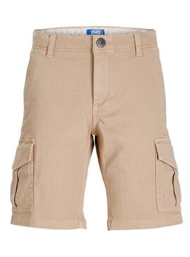 Bermuda Jack and Jones Joe Cargo Beige Bambino