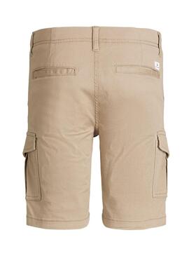 Bermuda Jack and Jones Joe Cargo Beige Bambino