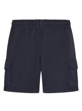 Bermuda Pepe Jeans Davide Cargo Grigio per Bambino