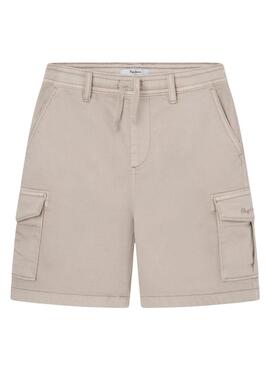 Bermuda Pepe Jeans Ted Beige per bambino.