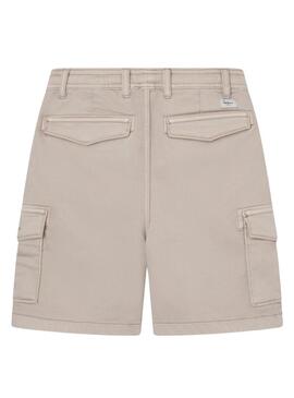 Bermuda Pepe Jeans Ted Beige per bambino.