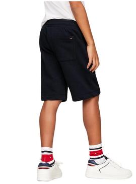 Bermuda Tommy Hilfiger TH Logo Marina per Bambini