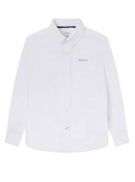 Camicia Pepe Jeans Jayme Bianca per Bambino