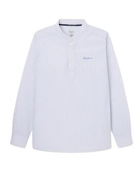 Camicia Pepe Jeans Jasper Blu per Bambino