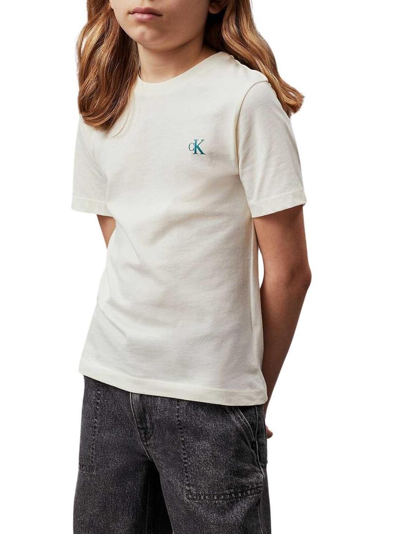Confezione 2 magliette Calvin Klein Monogram Multicolore