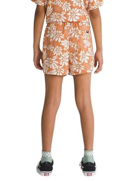 Shorts Vans Amstone arancioni per bambina.