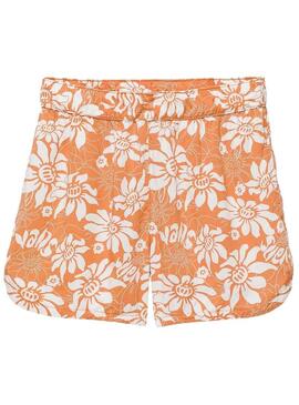 Shorts Vans Amstone arancioni per bambina.