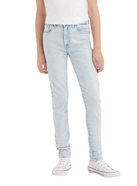 Pantaloni in denim Levis 720 High Blu per ragazze