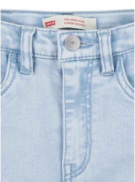 Pantaloni in denim Levis 720 High Blu per ragazze