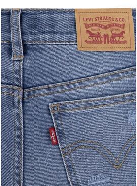 Pantaloni in denim Levis Wide blu per ragazze