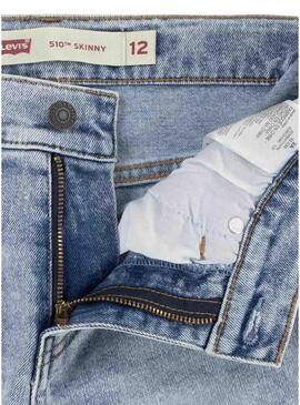 Pantaloni di jeans Levis 510 Skinny blu per bambino